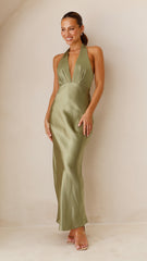 Chloe Maxi Dress - Olive