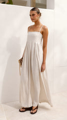 Pippy Maxi Dress - Natural