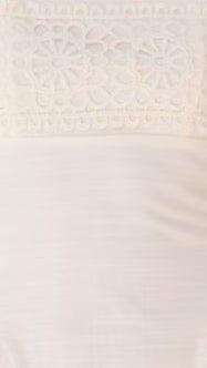 Nari Tie Strap Mini Dress - White