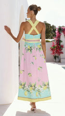 Velma Maxi Dress - Ros�� Lemonade